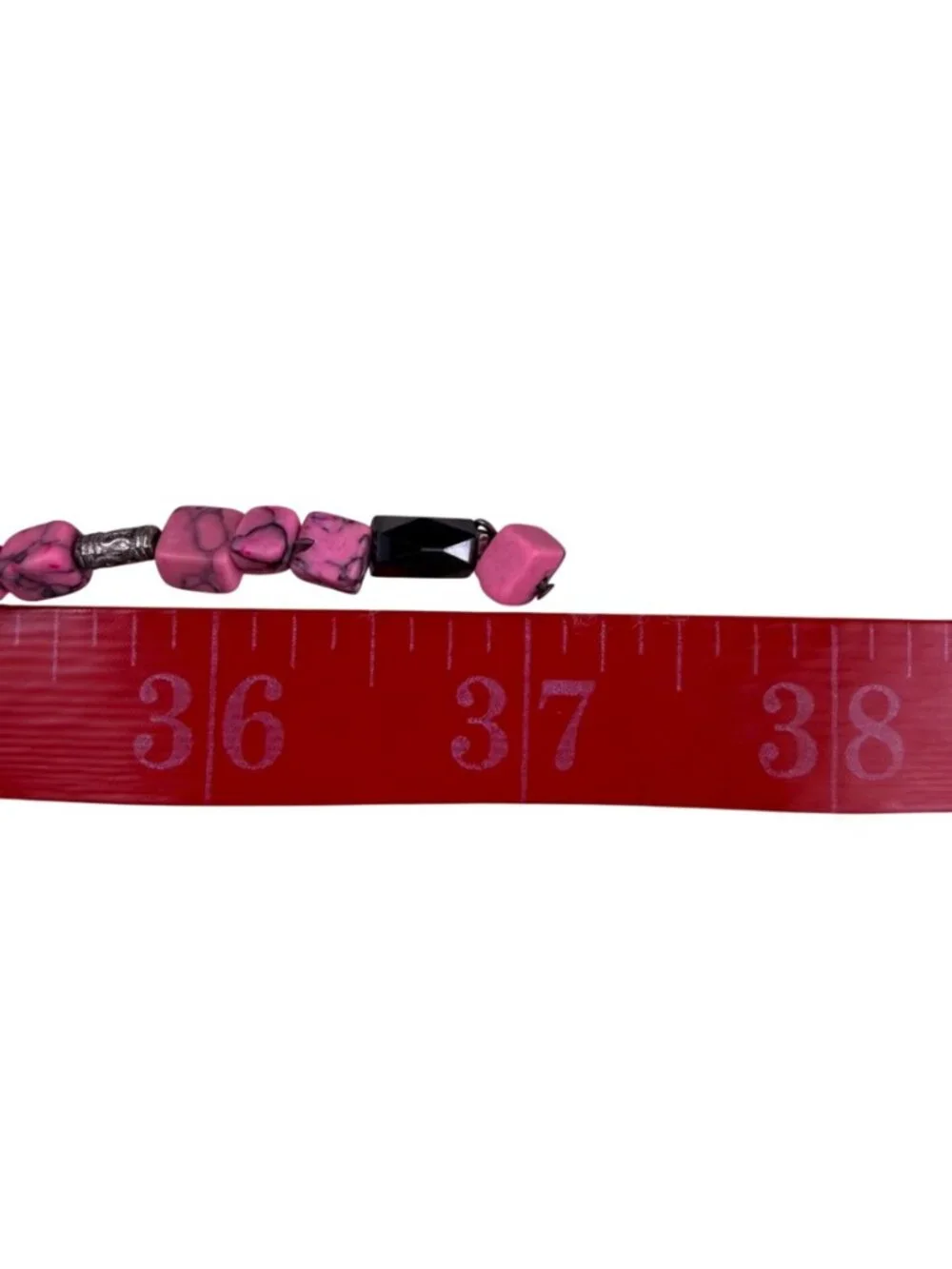 Pink Multistone Womens Convertible Necklace/Bracelet Magnetic Clasp  Handmade